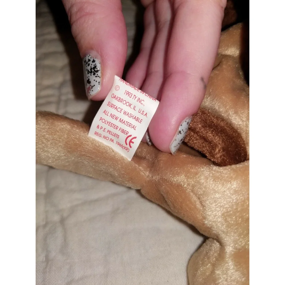 Bones‎ TY Beanie Baby Unique & Rare Mark